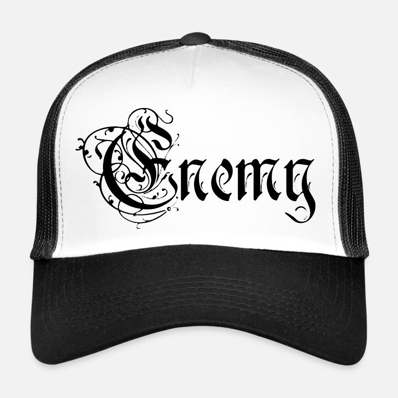 Enemy - Trucker Cap - Weiß/Schwarz