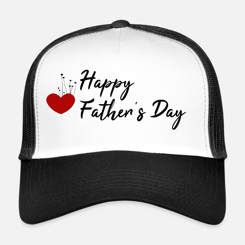 Alles Gute zum Vatertag für Geschenke - Trucker Cap - Weiß/Schwarz