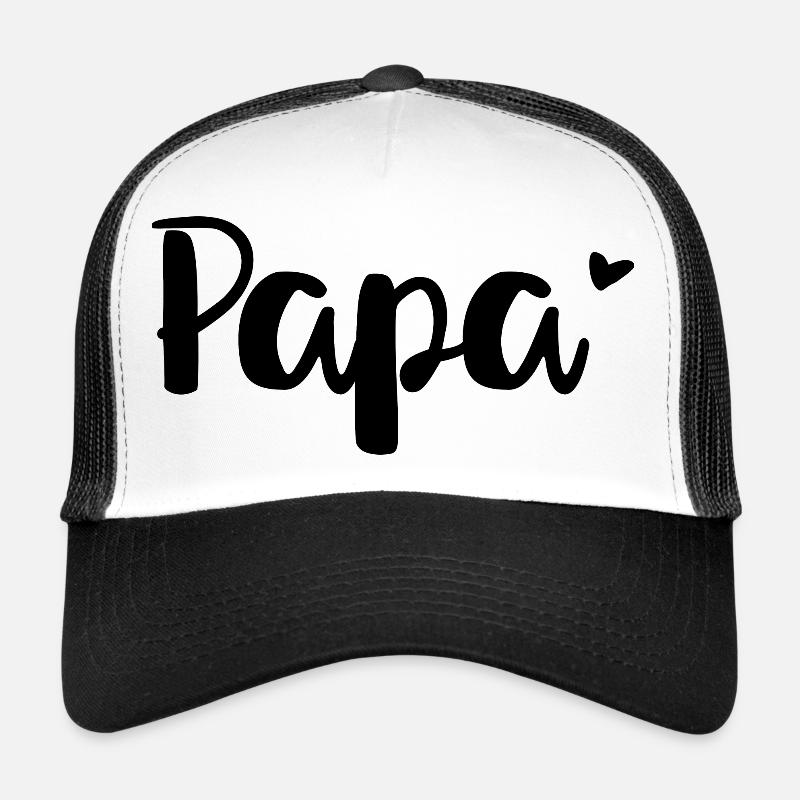 Conception de cœur de papa pour tous les futurs pères Casquette trucker 