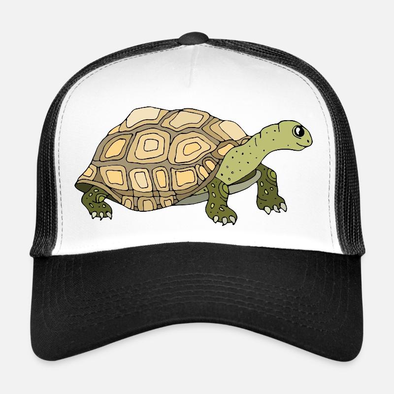 Schildkröte - Trucker Cap - Weiß/Schwarz