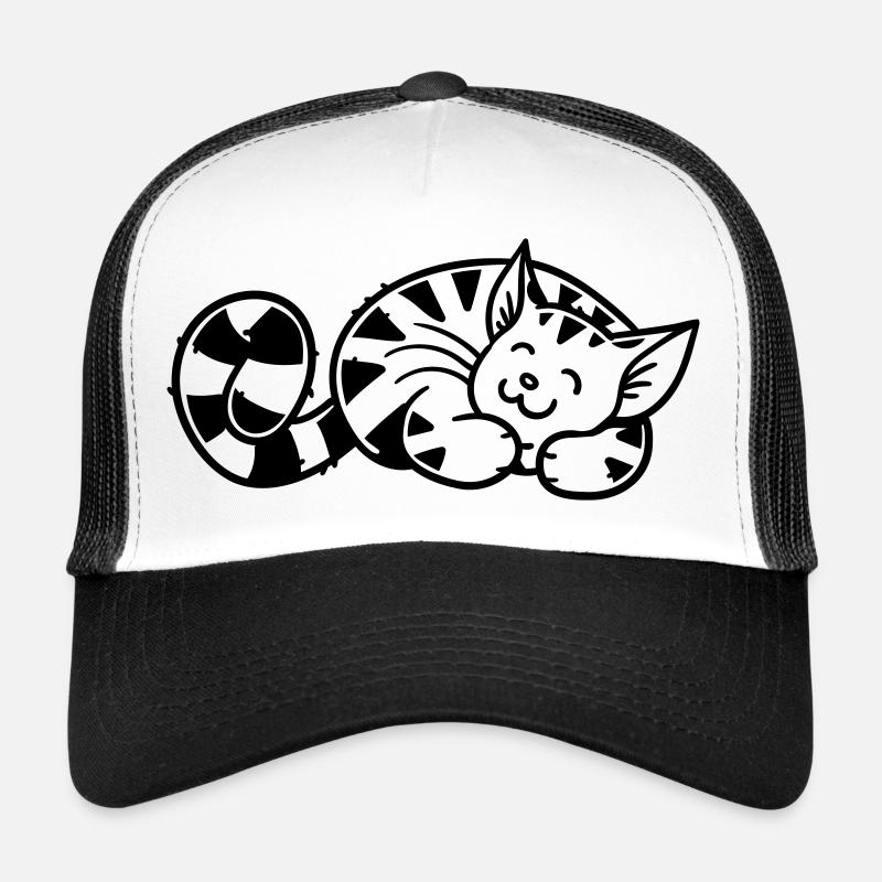 Chaton de dessin animé Casquette trucker 