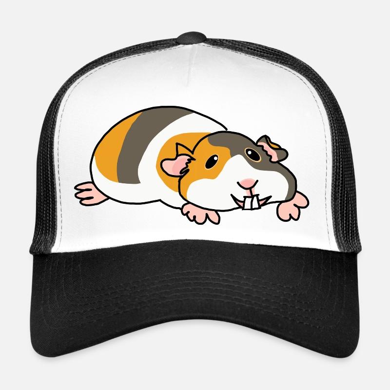 Guinea pig - Trucker Cap - white/black