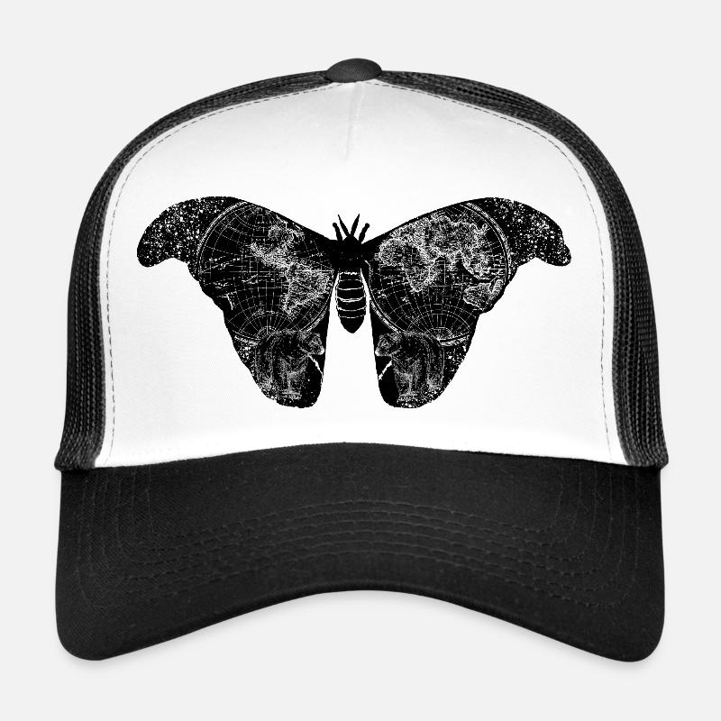 ATTACUS & WORLD MAP - Trucker Cap - white/black