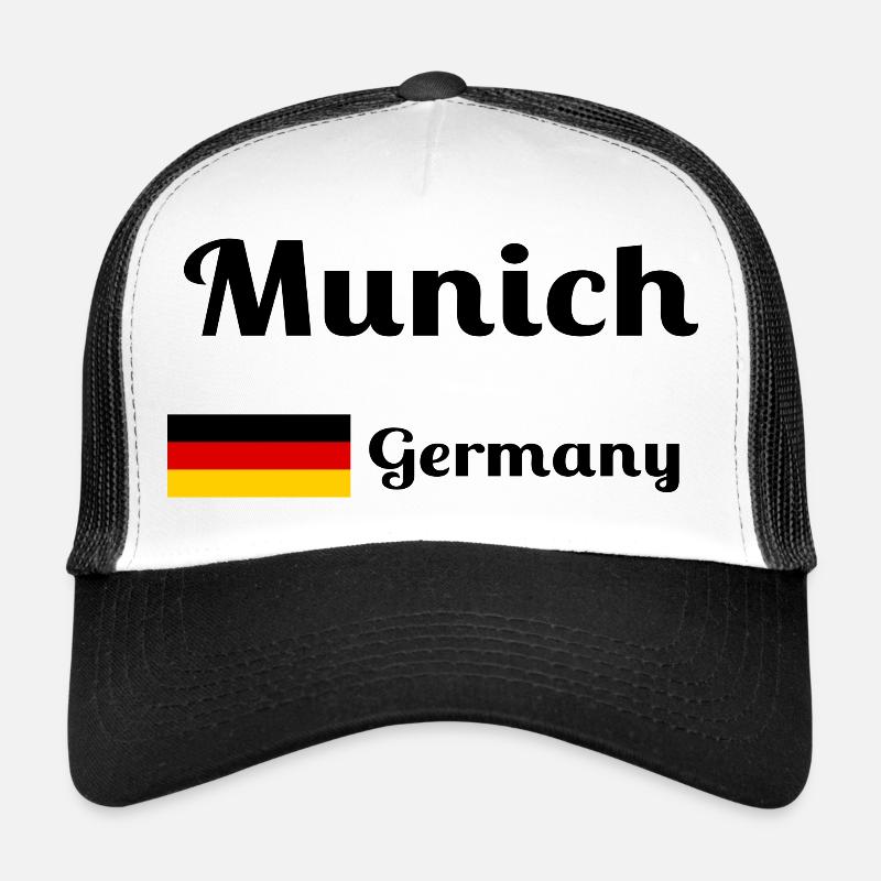 Munich, Allemagne - Imprimés élégants Casquette trucker 