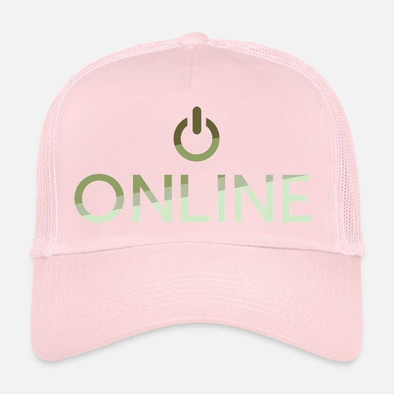 online Schriftzug - On Button aktiv Trucker Cap