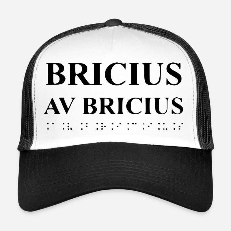 Expression abstraite aux couleurs vives - Casquette trucker  - blanc/noir