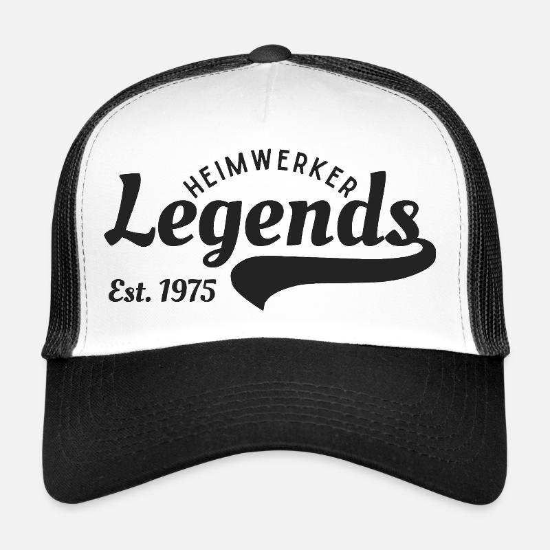 DIY legend since 1975 - Trucker Cap - white/black