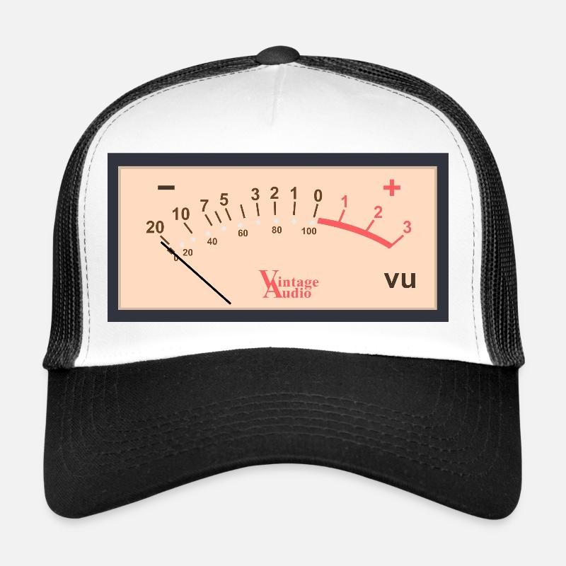Vintage Audio VU Meter Design Trucker Cap