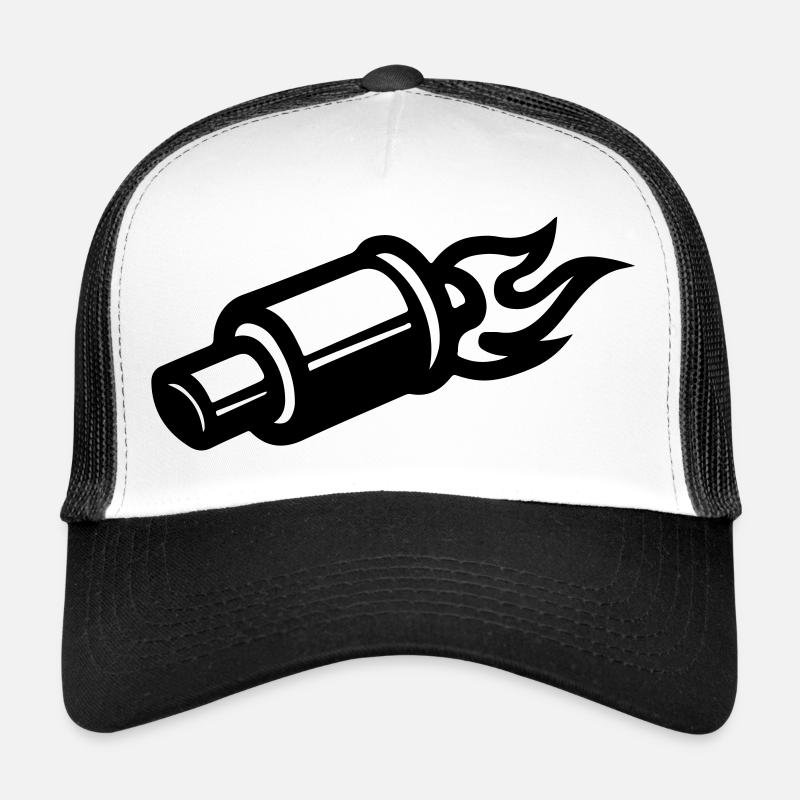 Réglage des symboles d'échappement Casquette trucker 