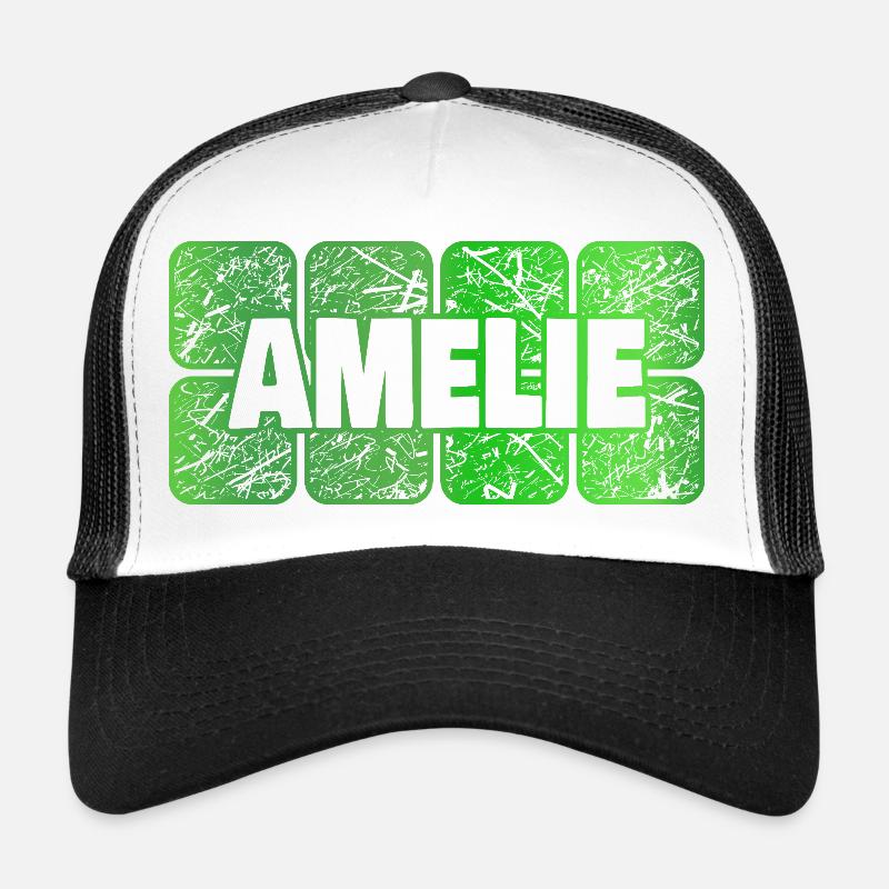 Amélie comme prénom Casquette trucker 
