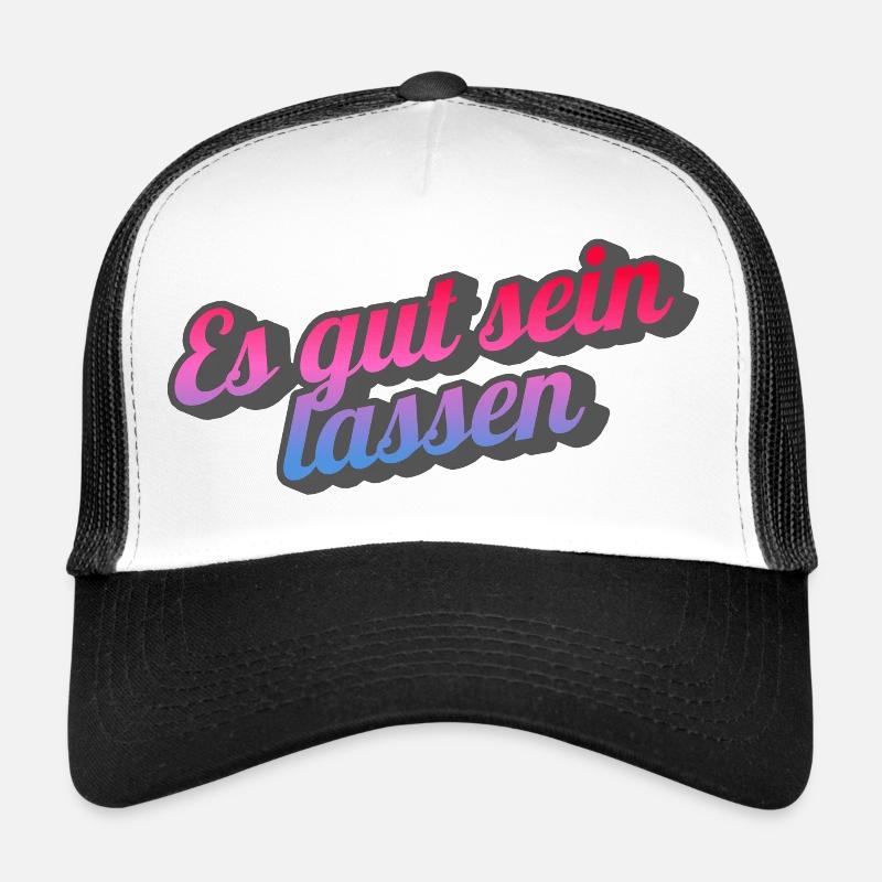 Let it be. - Trucker Cap - white/black