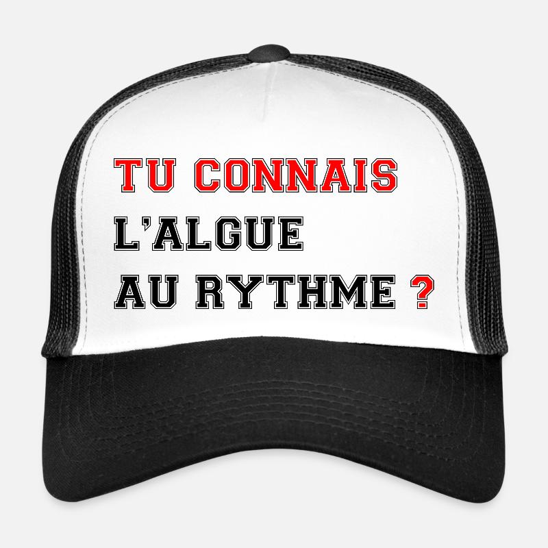 Tu connais l'algue au rythme ? Casquette trucker 