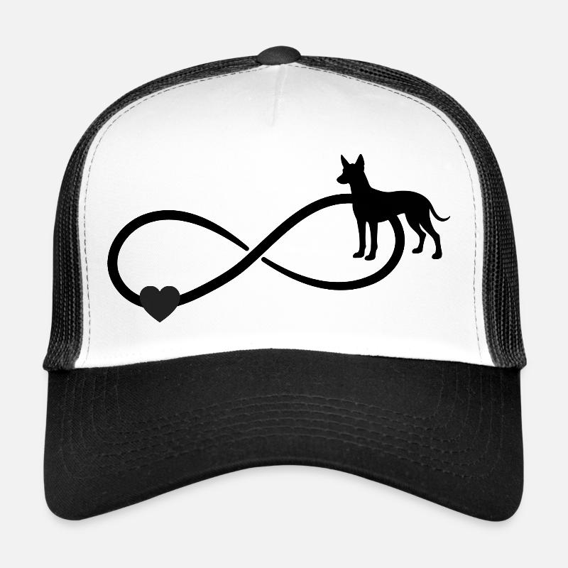 Xoloitzcuintle Infinity - Trucker Cap - white/black