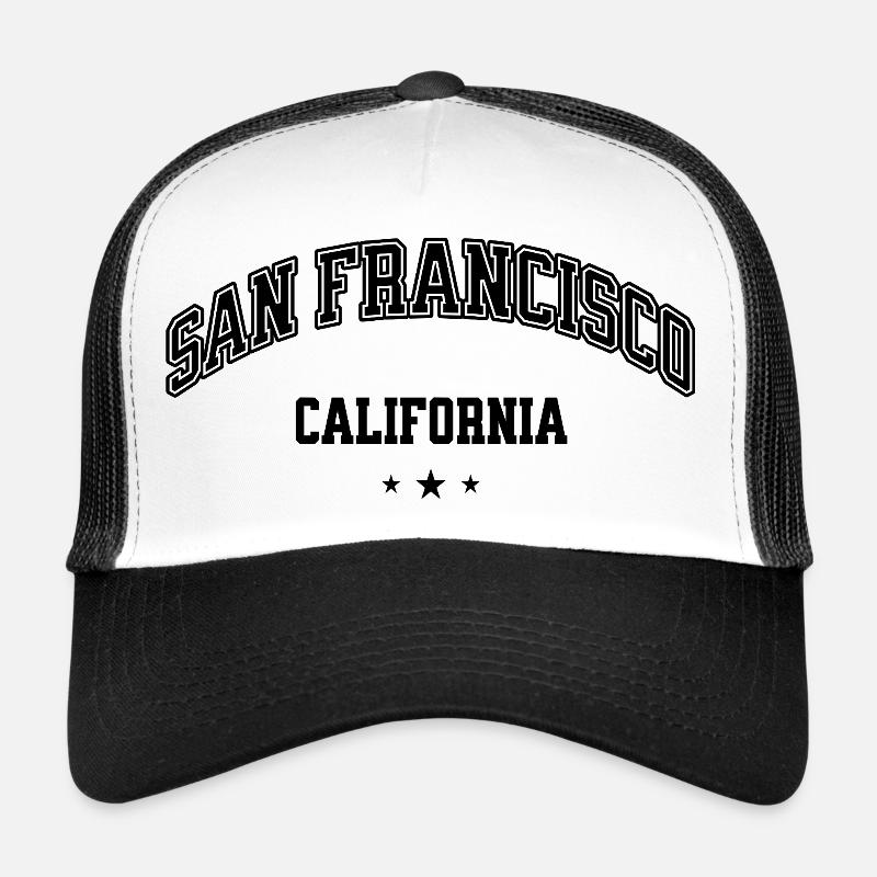 San Francisco Arch Text Tee Trucker Cap