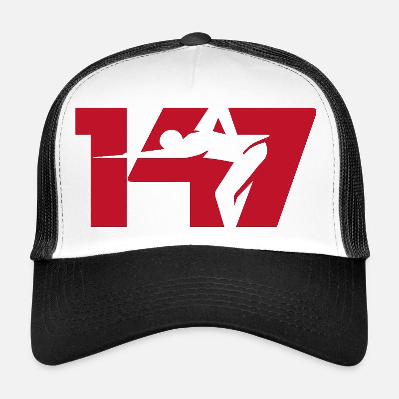 147 Snooker-Ikone (Rot) Trucker Cap