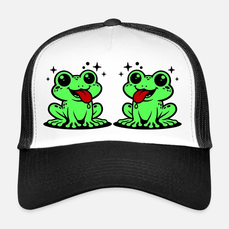 Grenouille du couple de crapauds Casquette trucker 