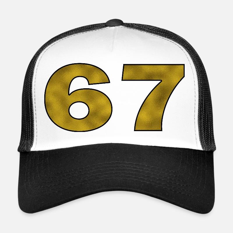 Golden 67 - Trucker Cap - white/black