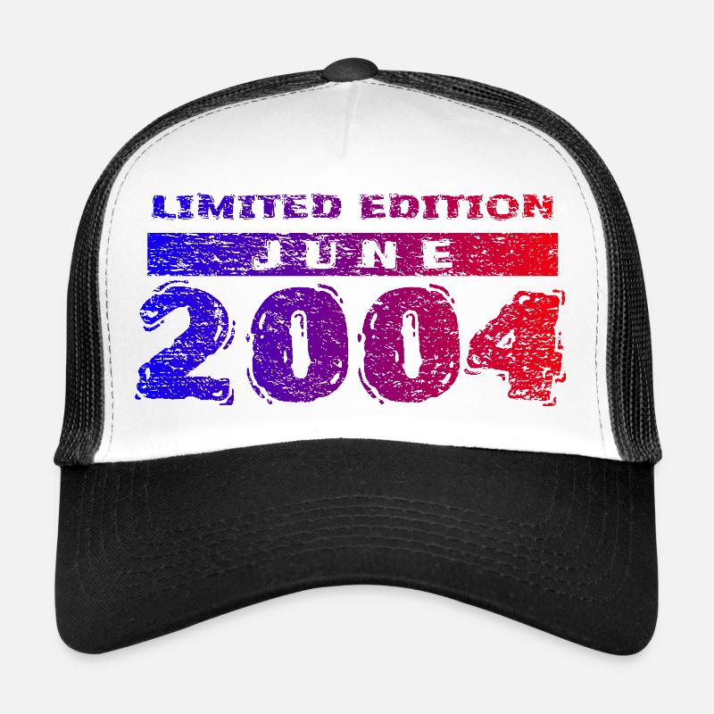 22e anniversaire Édition Limitée 06/2004 Casquette trucker 