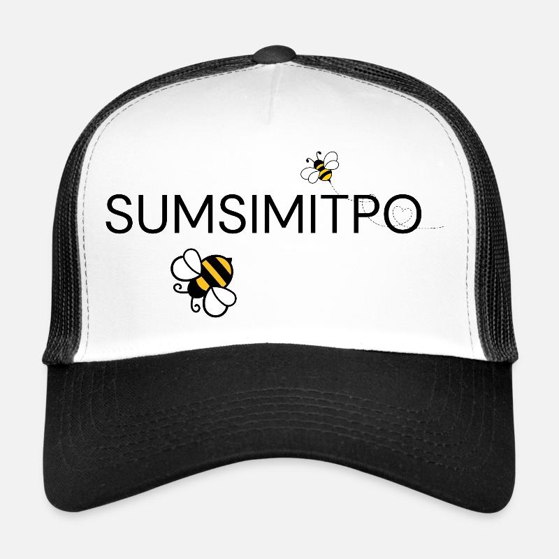 SUMSIMITPO - Trucker Cap - Weiß/Schwarz