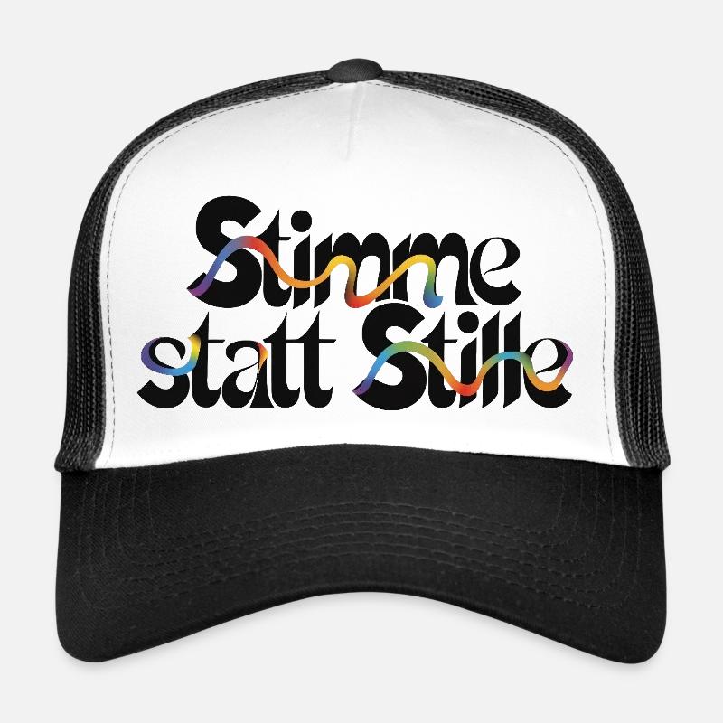 Cool statement motif for more civil courage Trucker Cap
