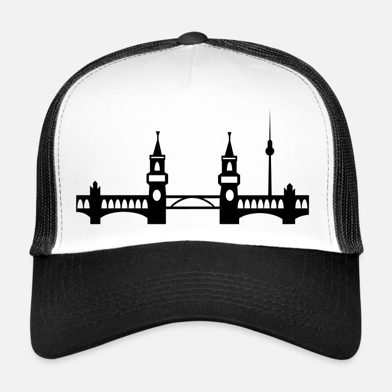 Berlin - Trucker Cap - Weiß/Schwarz