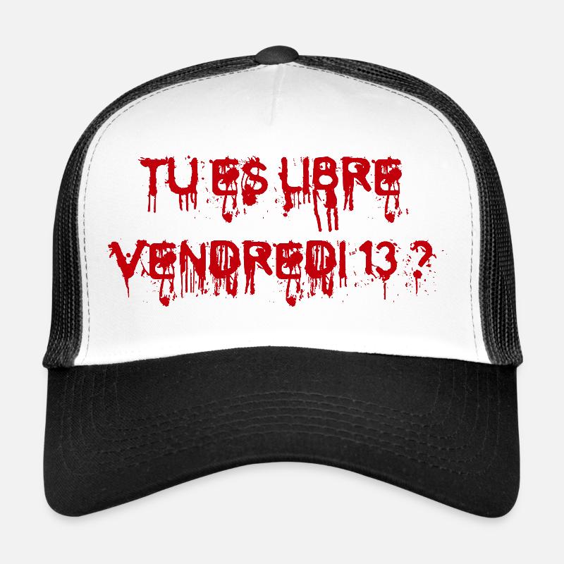 gore Tu es libre vendredi 13 ? Casquette trucker 