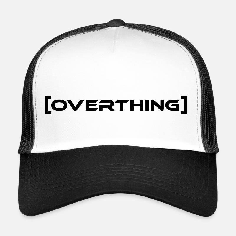 overthin g - Trucker Cap - white/black