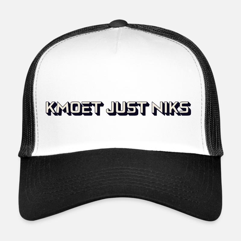 Kmoet just niks, Dialecte anversois Chemises Casquette trucker 