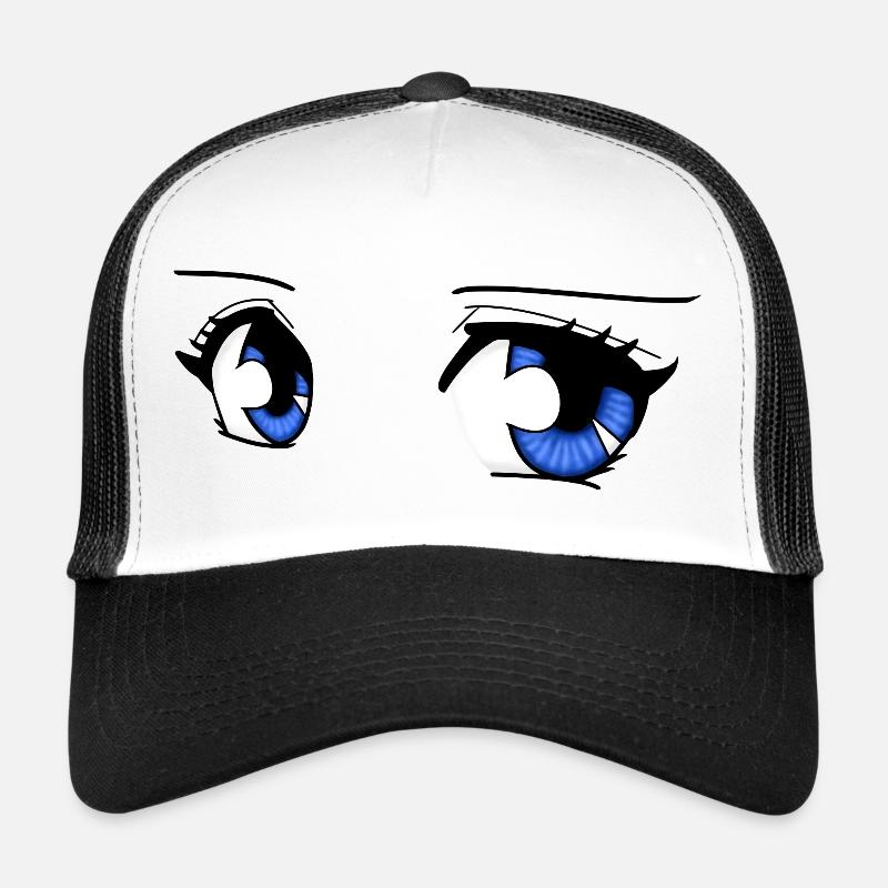 manga eyes Trucker Cap