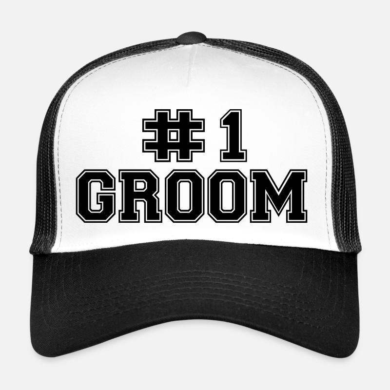 Numer One Groom Trucker Cap
