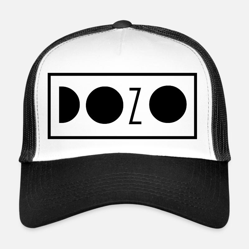 D0Z0 - Casquette trucker  - blanc/noir