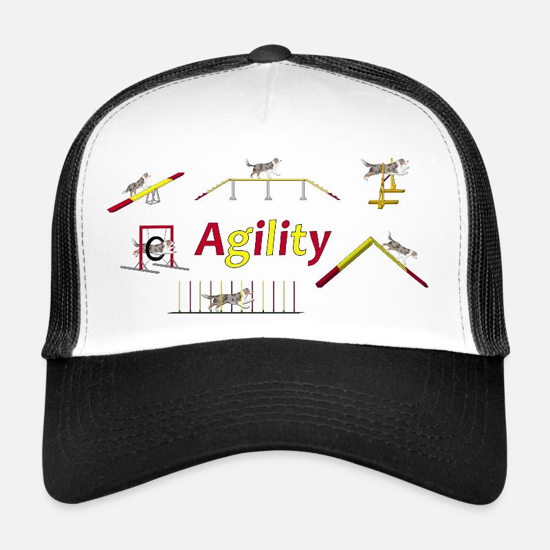 Agility total - Trucker Cap - white/black