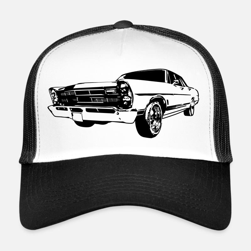 1967 Muscle Car - Trucker Cap - Weiß/Schwarz