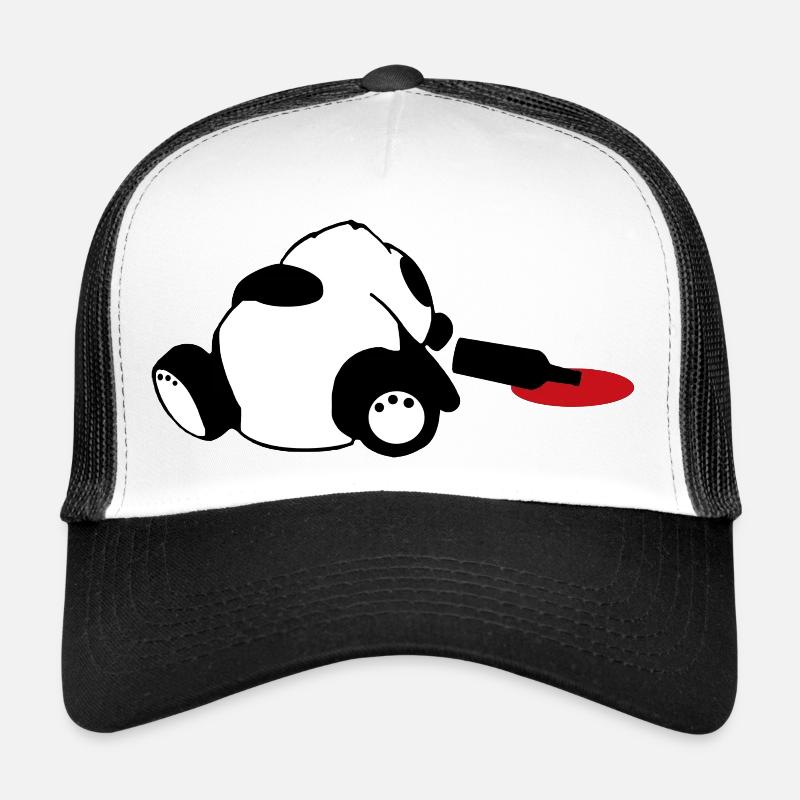 ours panda ivre Casquette trucker 