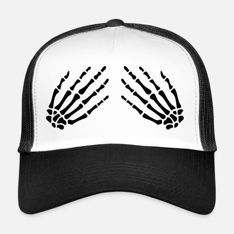 skelet_hand_vector Trucker Cap