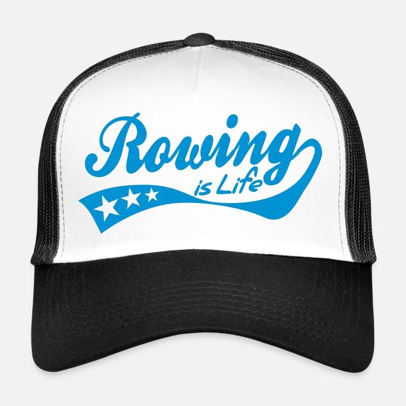 rowing is life - retro Casquette trucker 