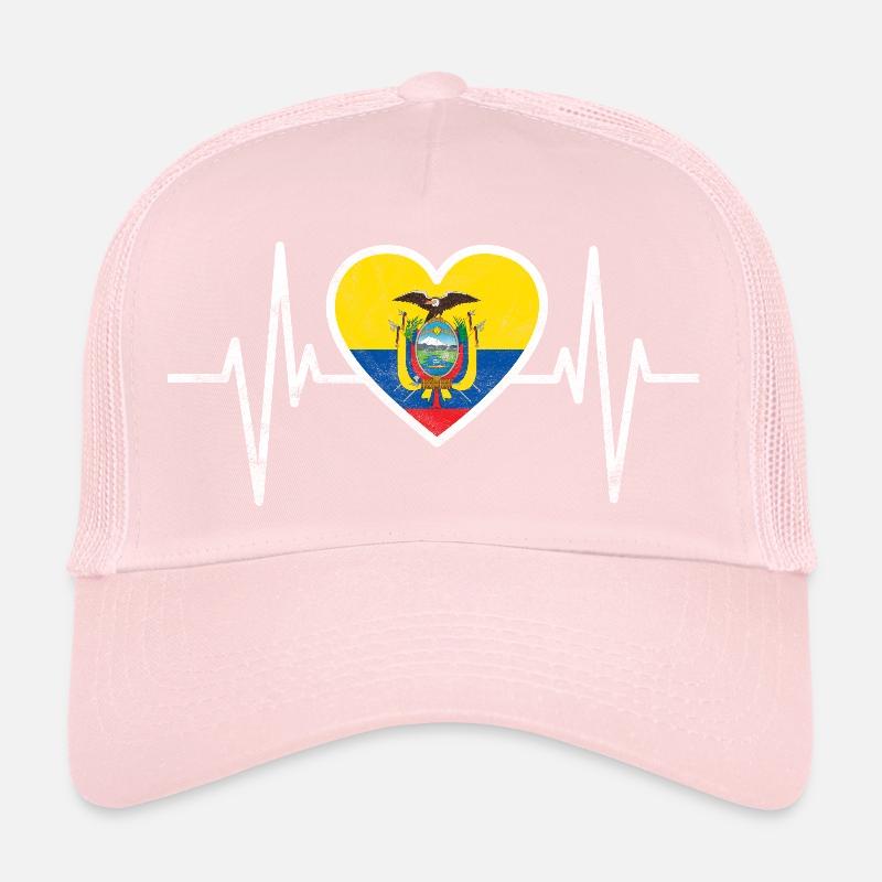 Ecuador Flag Ecuador Quito Patriot Gift Trucker Cap