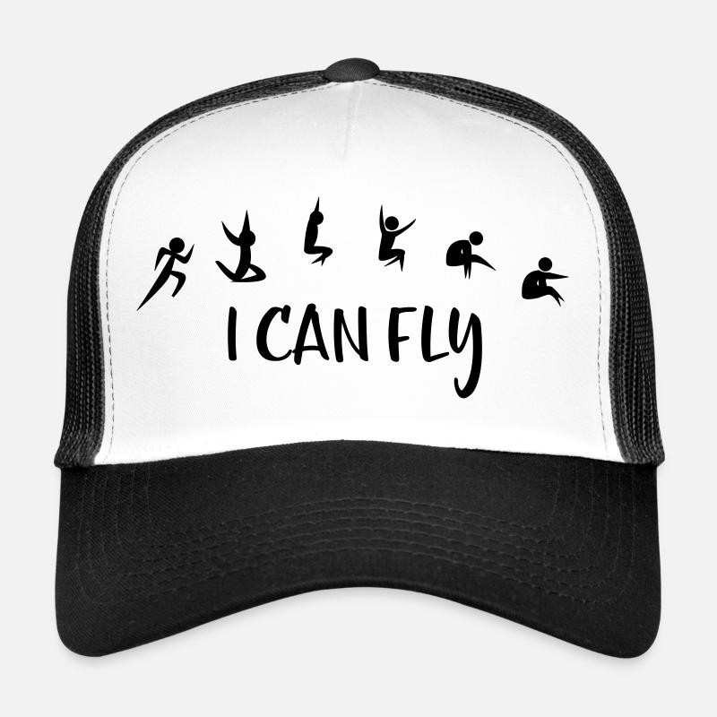 Weitsprung - Trucker Cap - Weiß/Schwarz