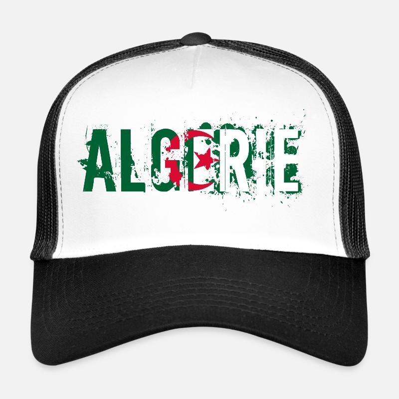 logo_flag_grunge_algerie_2 Trucker Cap