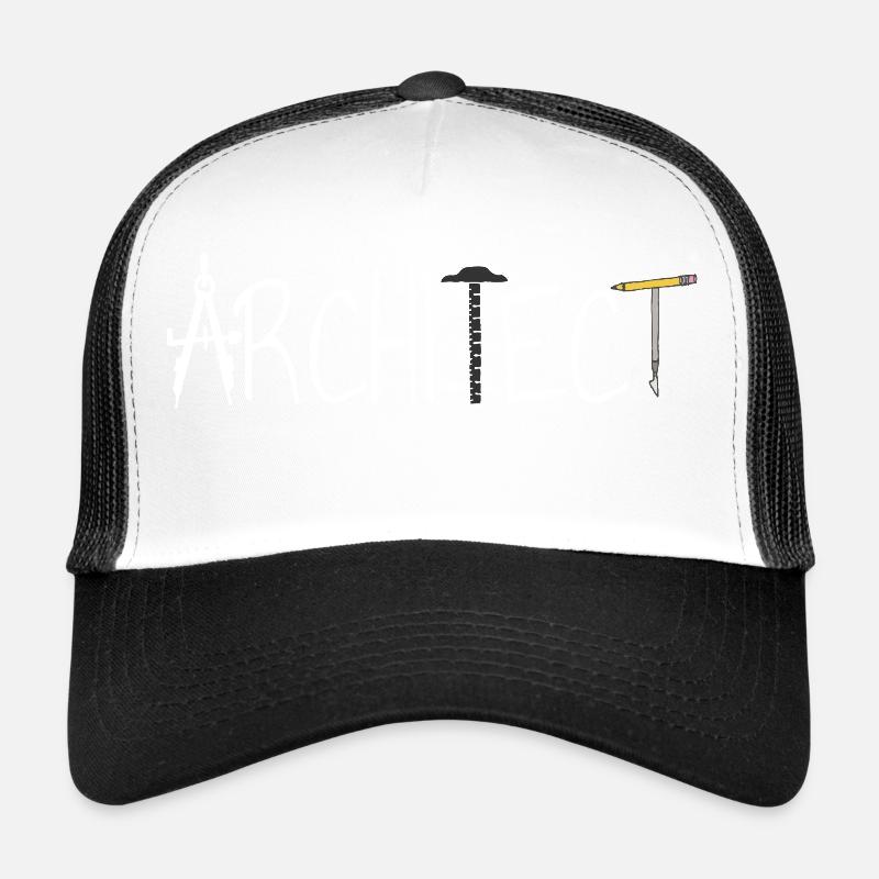 Architecte Architecte Skyline Cadeau Vintage Casquette trucker 