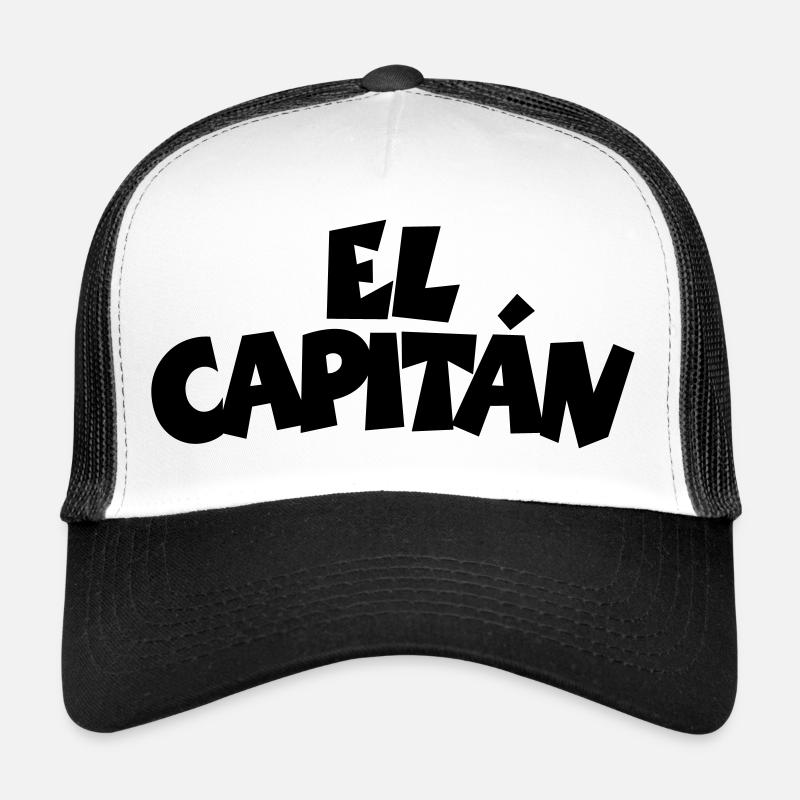 El Capitán - Trucker Cap - white/black