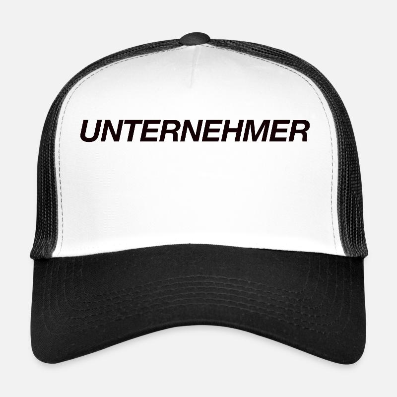 Unternehmer - Trucker Cap - Weiß/Schwarz