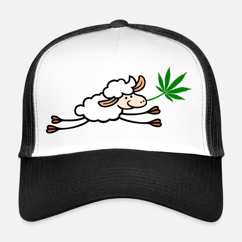 Schaf Hanf springend png Trucker Cap