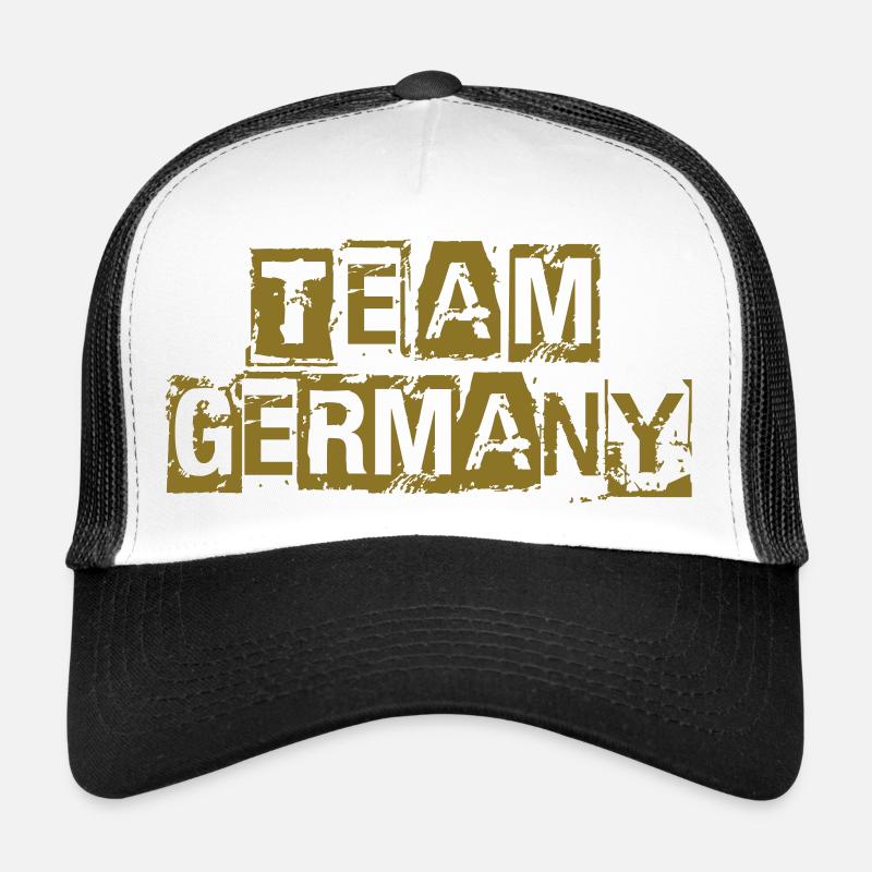 TEAM GERMANY - Trucker Cap - Weiß/Schwarz