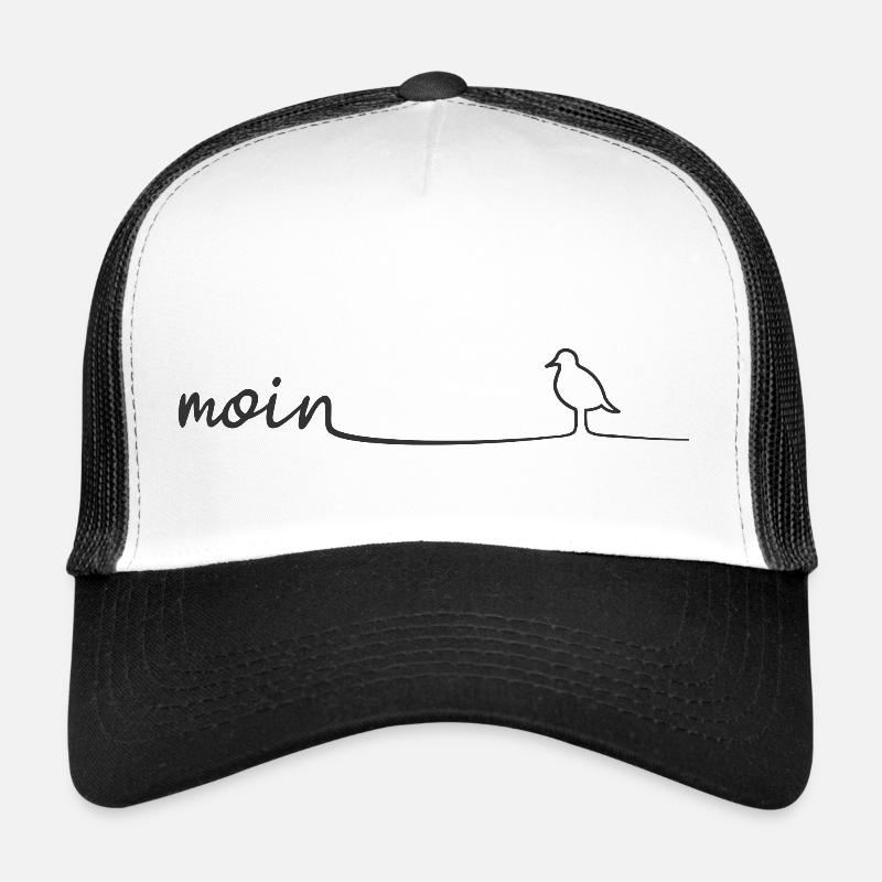 MOIN Moewe - Trucker Cap - Weiß/Schwarz