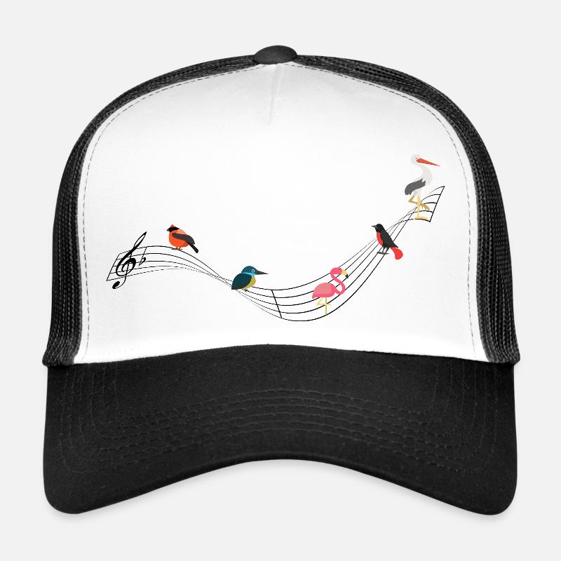 Der Klang der Stille - Trucker Cap - Weiß/Schwarz