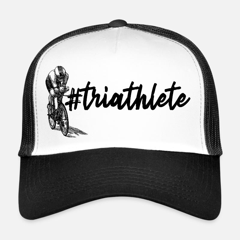 #triathlete - Trucker Cap - Weiß/Schwarz