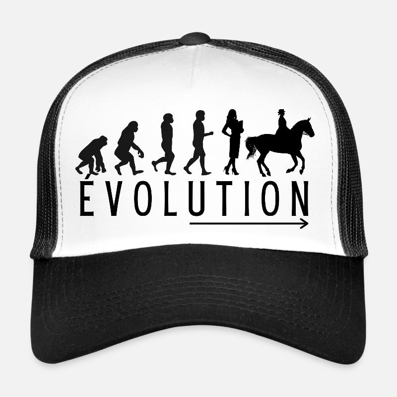 Evolution Equitation - Trucker Cap - white/black
