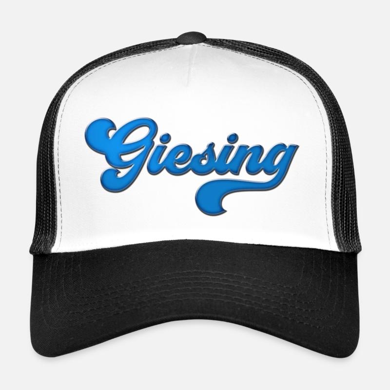 Giesing quartier de Munich T-shirt bleu Casquette trucker 
