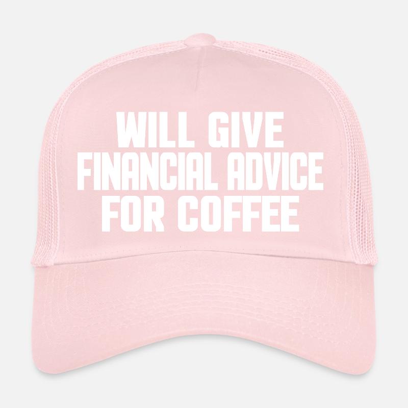 Drôle de conseiller financier comptable - Amateurs de café Casquette trucker 